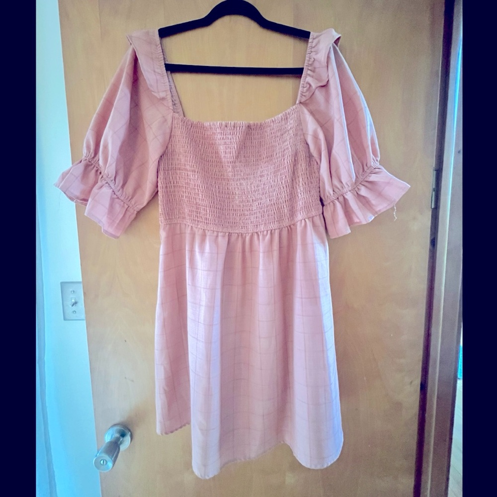 Blue Blush Babydoll Dress